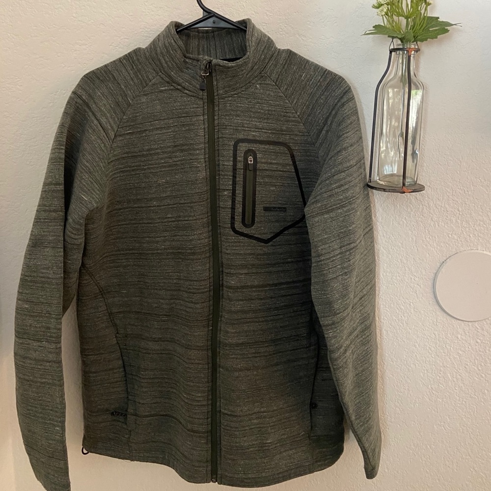 Avalanche Mens M Full-Zip Jacket, Ivy Green